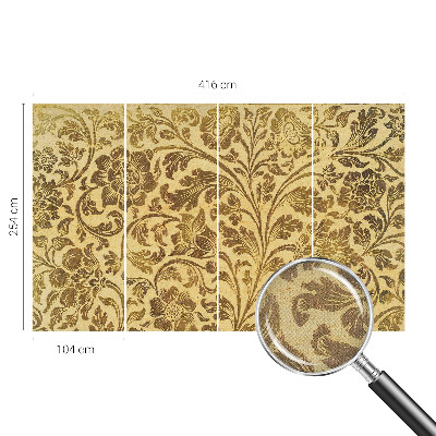 Fotomural decorativo para cabecero de cama con estampado floral