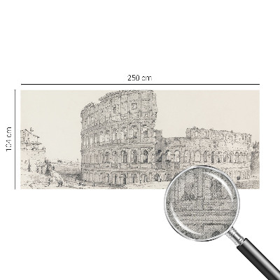 Papel mural con patrón decorativo ruinas antiguas