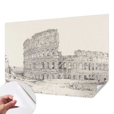 Papel mural con patrón decorativo ruinas antiguas