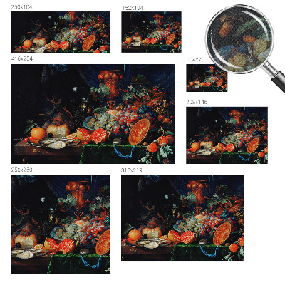 Mural de pared con estampado hermoso Abundancia frutal