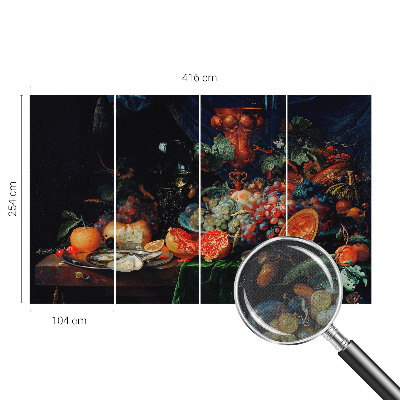 Mural de pared con estampado hermoso Abundancia frutal