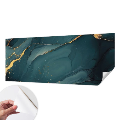 Papel mural texturado decorativo abstracción azul oscuro