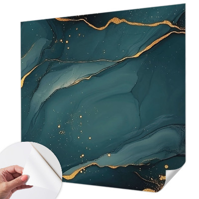 Papel mural texturado decorativo abstracción azul oscuro