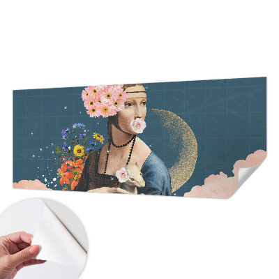 Papel mural con patrón decorativo Elegancia floral