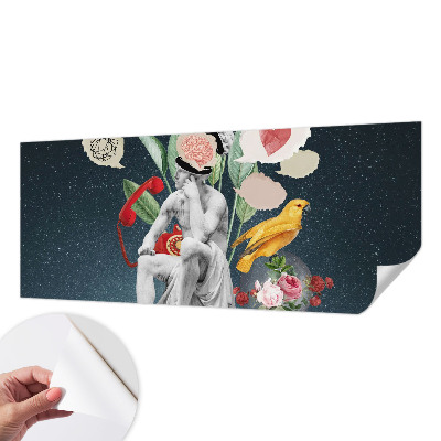 Mural de pared con estampado hermoso Arte surrealista