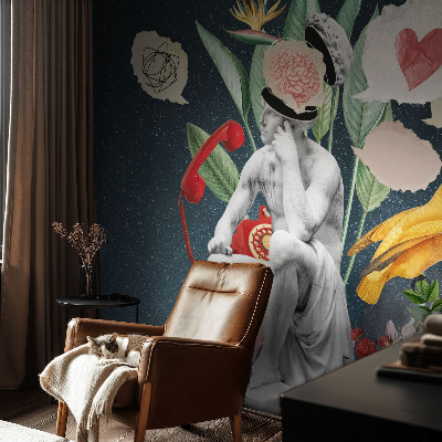 Mural de pared con estampado hermoso Arte surrealista