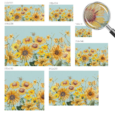 Papel mural texturado decorativo Jardín de verano