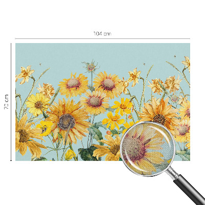 Papel mural texturado decorativo con diseño «Jardín de verano»