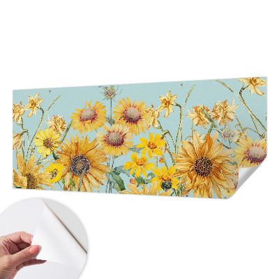 Papel mural texturado decorativo con diseño «Jardín de verano»