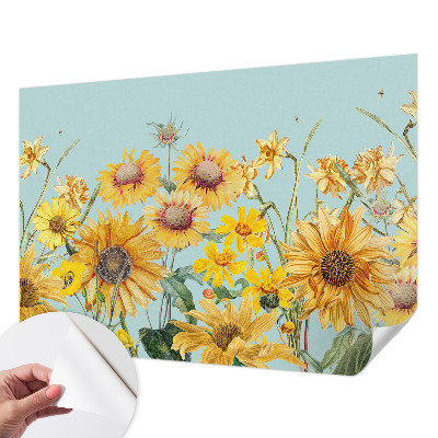 Papel mural texturado decorativo con diseño «Jardín de verano»