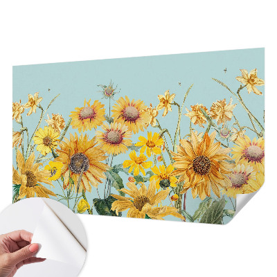 Papel mural texturado decorativo con diseño «Jardín de verano»