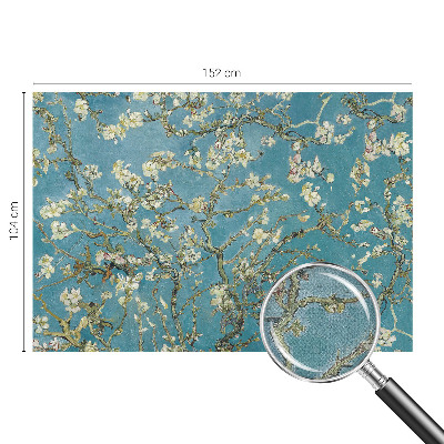Fotomural decorativo para cabecero de cama con ramas floridas