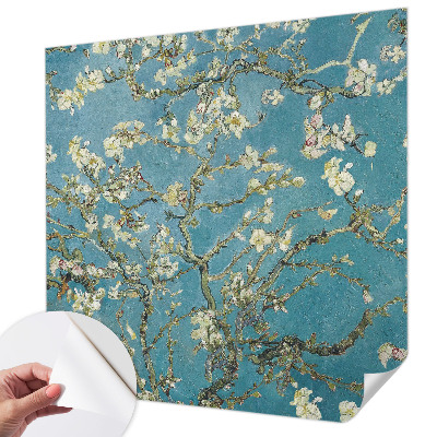 Fotomural decorativo para cabecero de cama Ramas floridas