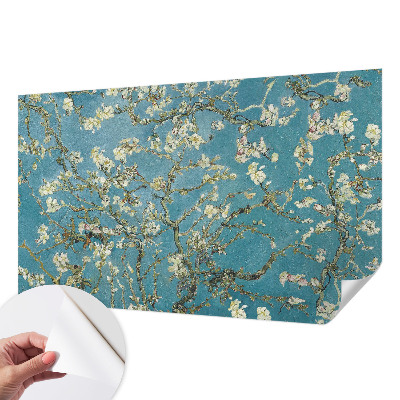 Fotomural decorativo para cabecero de cama Ramas floridas