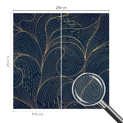 Papel mural texturado decorativo motivo ondulado