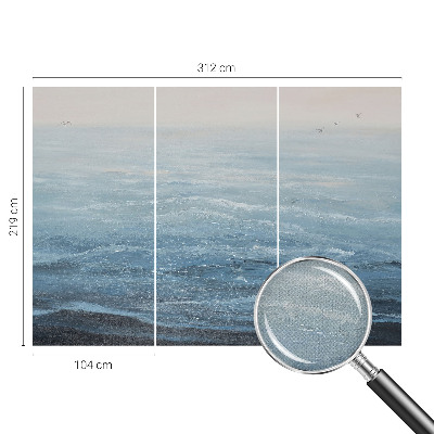 Papel mural texturado decorativo El mar está en calma.