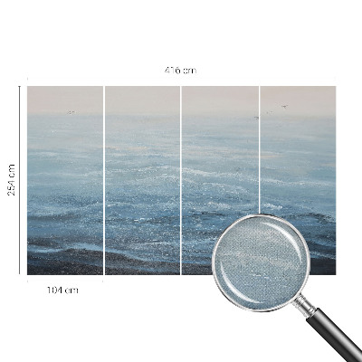 Papel mural texturado decorativo El mar está en calma.