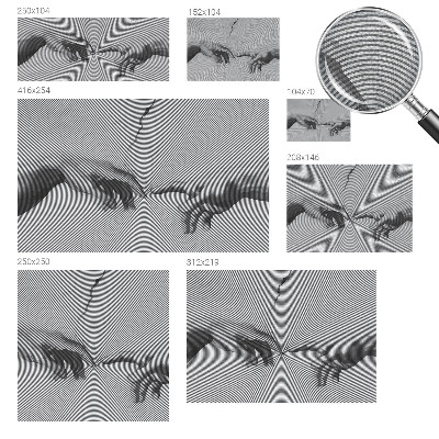 Fotomural decorativo para cabecero de cama Manos hipnóticas