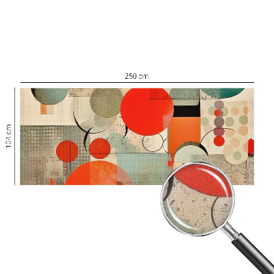 Papel mural texturado decorativo Abstracción colorida
