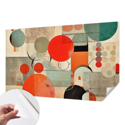 Papel mural texturado decorativo Abstracción colorida