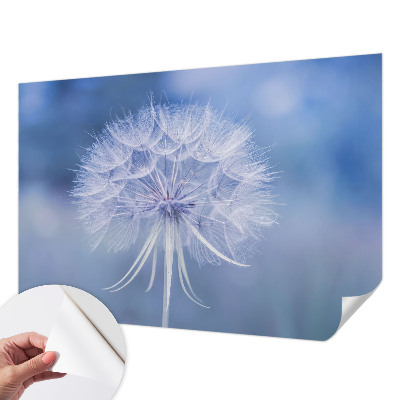 Papel mural con patrón decorativo Delicadeza azul