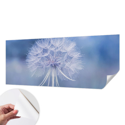 Papel mural con patrón decorativo con motivo en tonos azul delicado