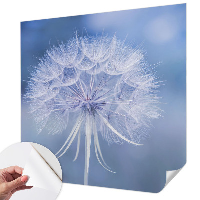 Papel mural con patrón decorativo Delicadeza azul