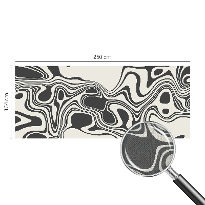 Mural de pared con estampado hermoso Líneas dinámicas