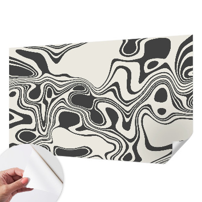 Mural de pared con estampado hermoso Líneas dinámicas
