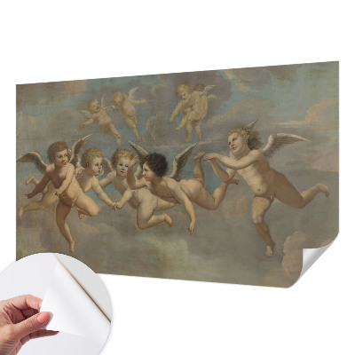 Mural de pared con estampado hermoso Figuras angelicales