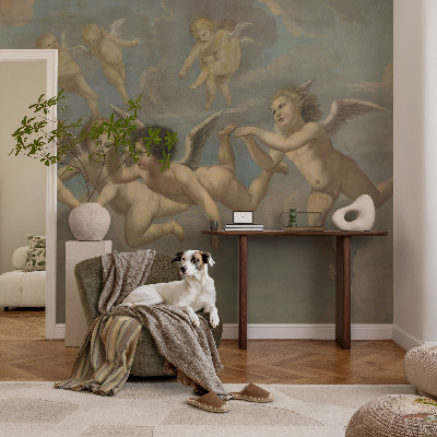 Mural de pared con estampado hermoso Figuras angelicales