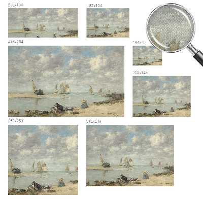 Fotomural decorativo para cabecero de cama con paisajes marinos