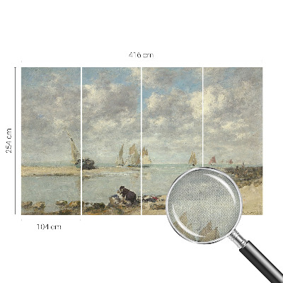 Fotomural decorativo para cabecero de cama con paisajes marinos