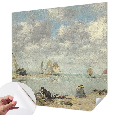 Fotomural decorativo para cabecero de cama con paisajes marinos