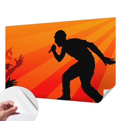 Papel mural texturado decorativo Escena rítmica