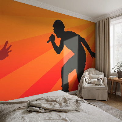 Papel mural texturado decorativo Escena rítmica