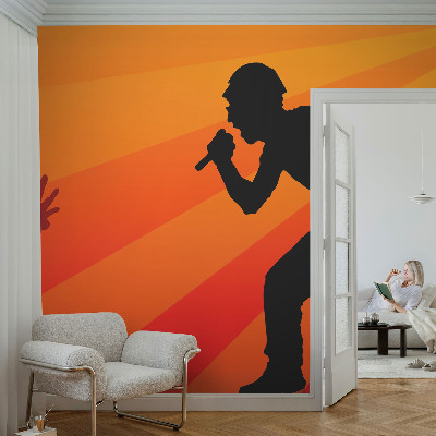 Papel mural texturado decorativo Escena rítmica