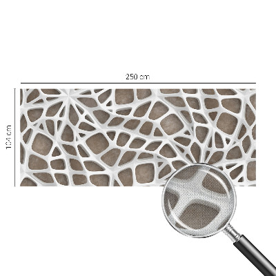 Papel mural texturado decorativo Red de encaje