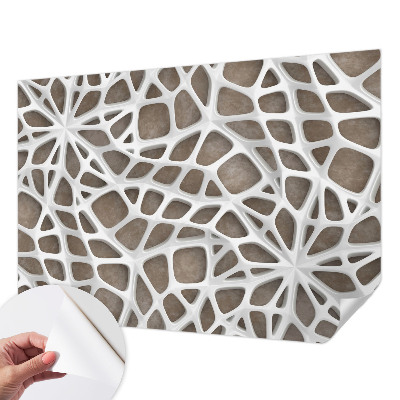 Papel mural texturado decorativo Red de encaje