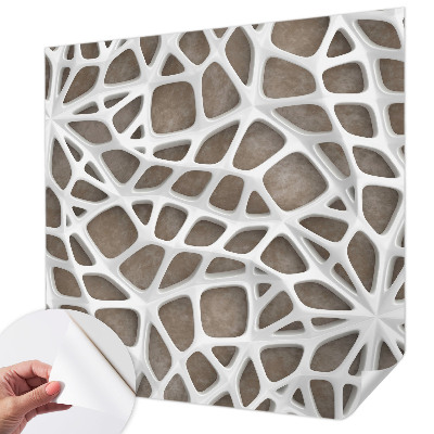 Papel mural texturado decorativo Red de encaje
