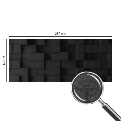 Fotomural decorativo para cabecero de cama con diseño de cubos tridimensionales