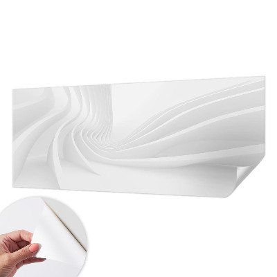 Mural de pared con estampado hermoso Líneas onduladas