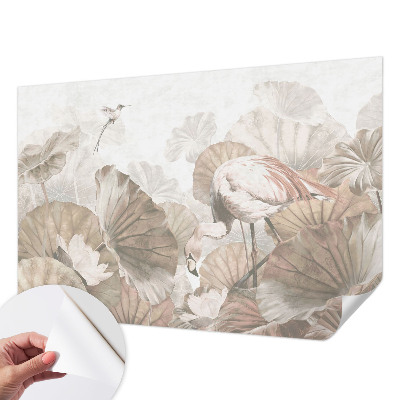 Mural de pared con estampado hermoso con un diseño de naturaleza elegante