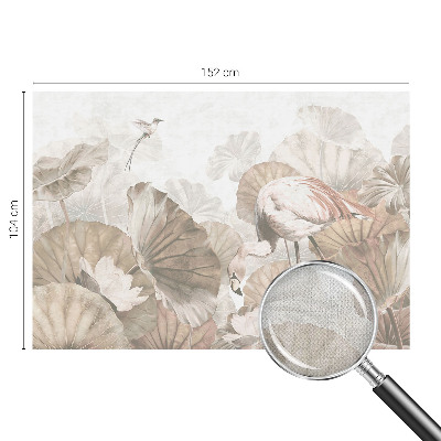 Mural de pared con estampado hermoso con un diseño de naturaleza elegante