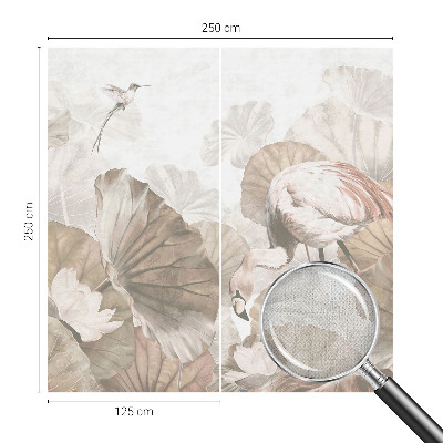 Mural de pared con estampado hermoso con un diseño de naturaleza elegante