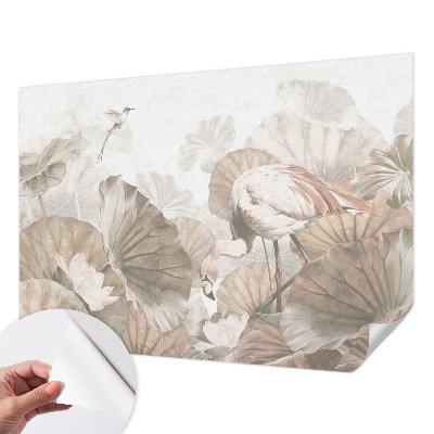 Mural de pared con estampado hermoso con un diseño de naturaleza elegante