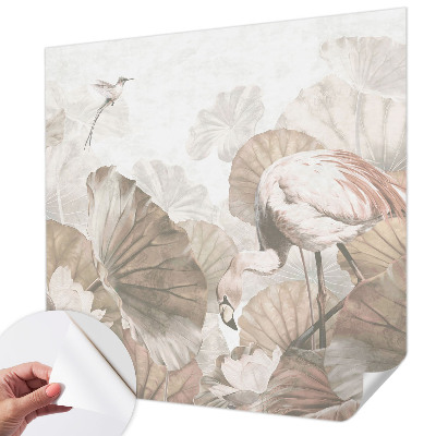 Mural de pared con estampado hermoso con un diseño de naturaleza elegante