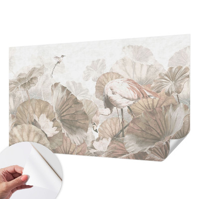 Mural de pared con estampado hermoso con un diseño de naturaleza elegante