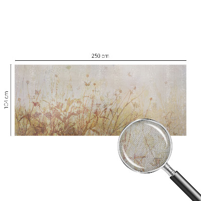 Papel mural con patrón decorativo armonía de pradera