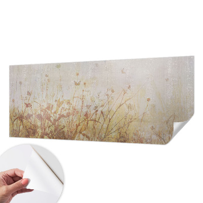 Papel mural con patrón decorativo armonía de pradera